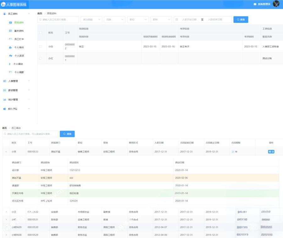 基于SpringBoot的人事管理系统源码-泽客网