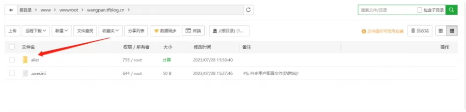 图片[5]-宝塔面板搭建Alist详细教程