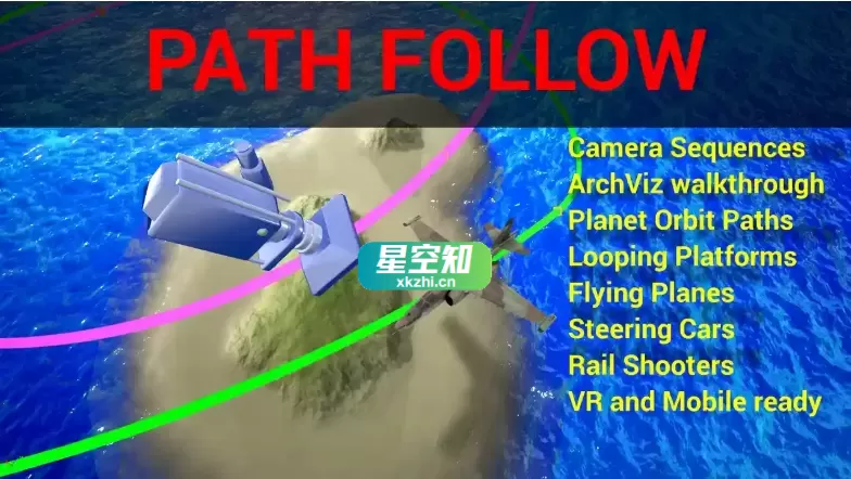路径跟随插件 – Path Follow-泽客网