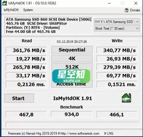 IsMyHdOK(硬盘速度测试) v4.24-泽客网