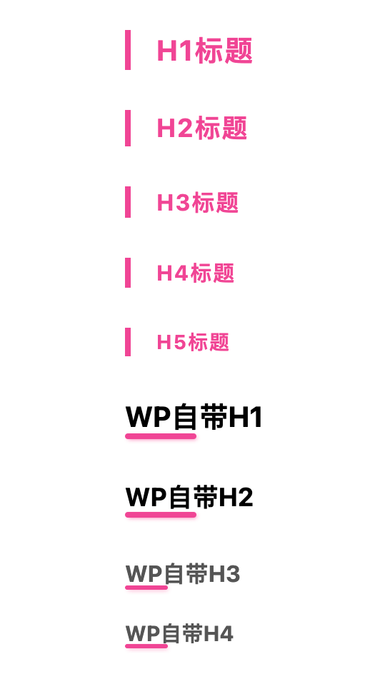 子比主题H1-H6标题美化为自定义图像效果-泽客网