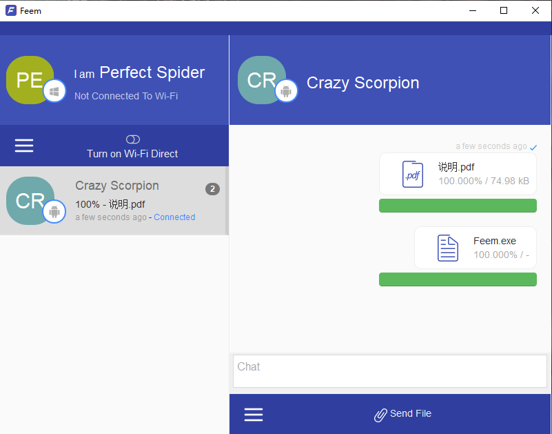 图片[2]-Windows/Android Feem 高速安全的文件传输工具v4.3.0