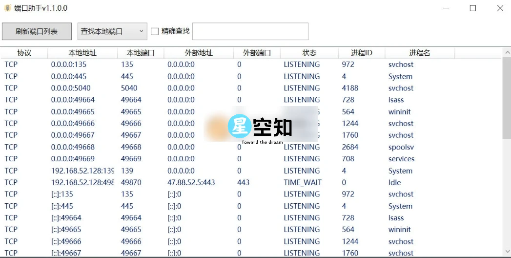 端口助手 v1.1.0.0 单文件版-泽客网